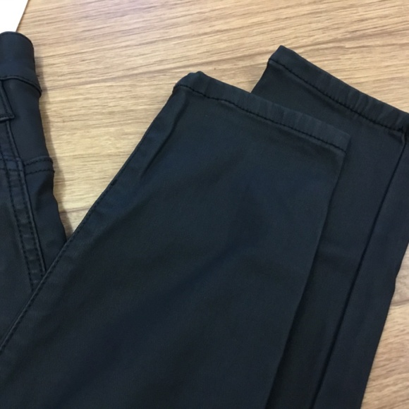 KANCAN COATED HIGH RISE BUTTON DOWN SKINNY JEANS SIZE 5 - Picture 8 of 12